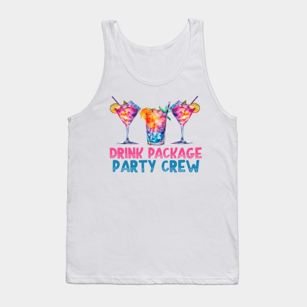 Drink Package Party Crew - Cruise Tank Top by BDAZ